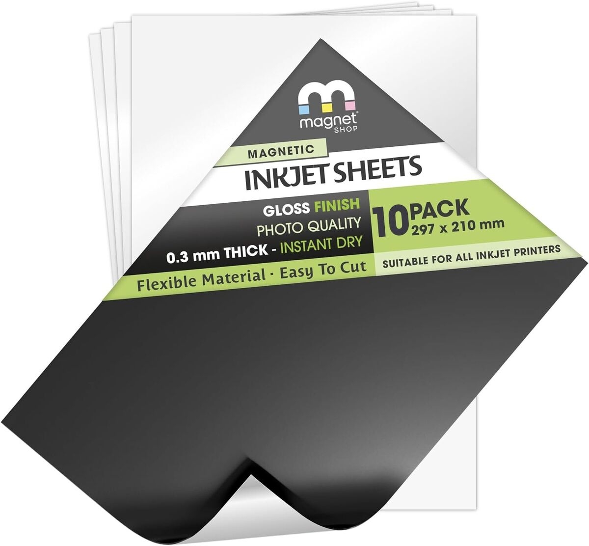 10 Magnetic Inkjet Photo Paper Sheets A4 GLOSS Printable Fridge Magnet Printing EBay