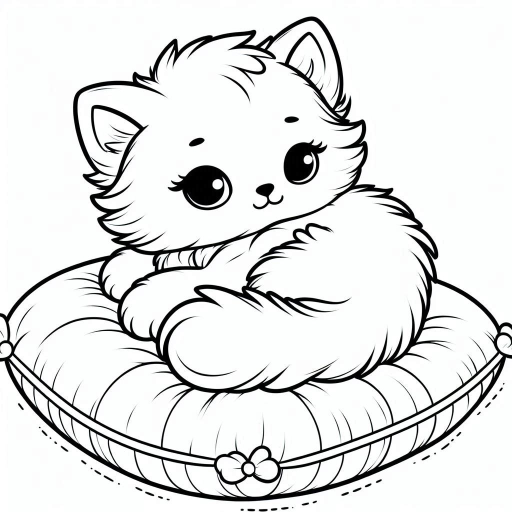 cat coloring sheets printable