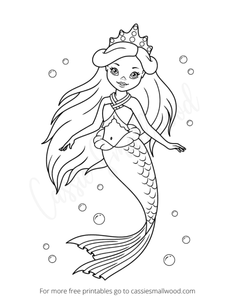 17 Cute Mermaid Templates Cassie Smallwood
