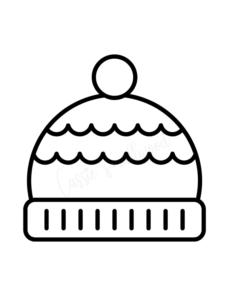 hat template printable
