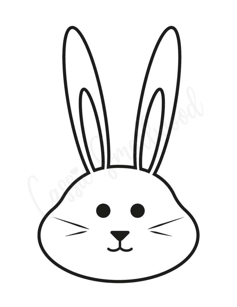 bunny printable template