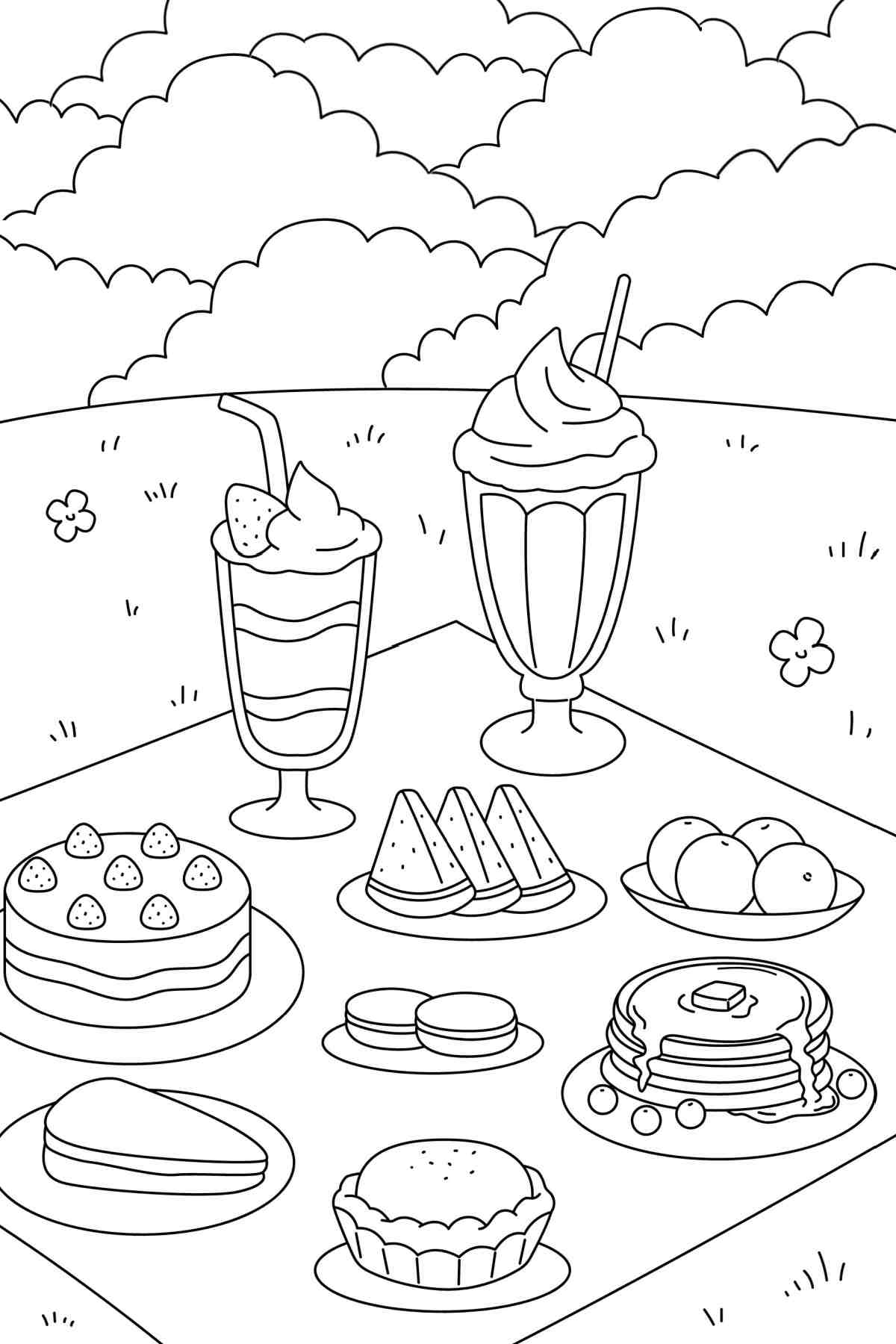 food coloring sheets free printable