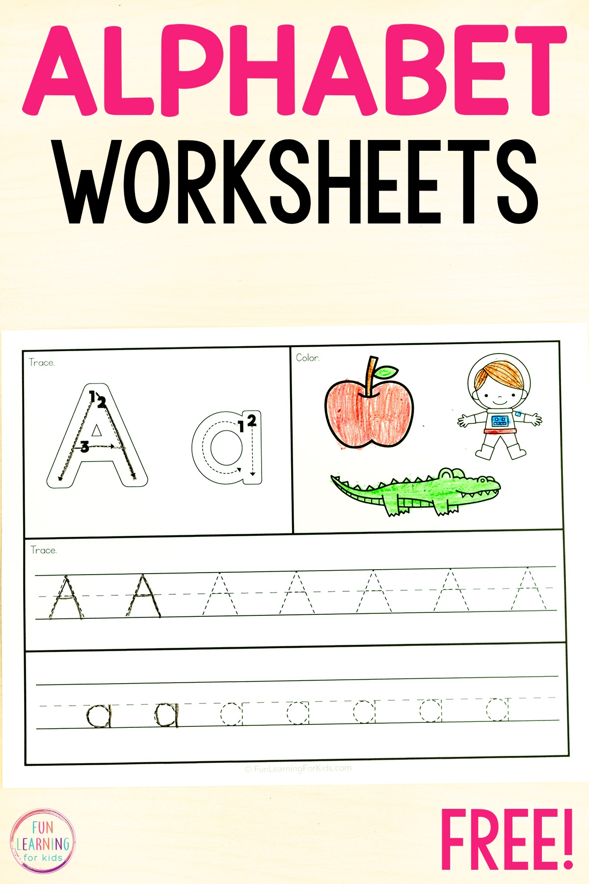 free printable alphabet tracing sheets