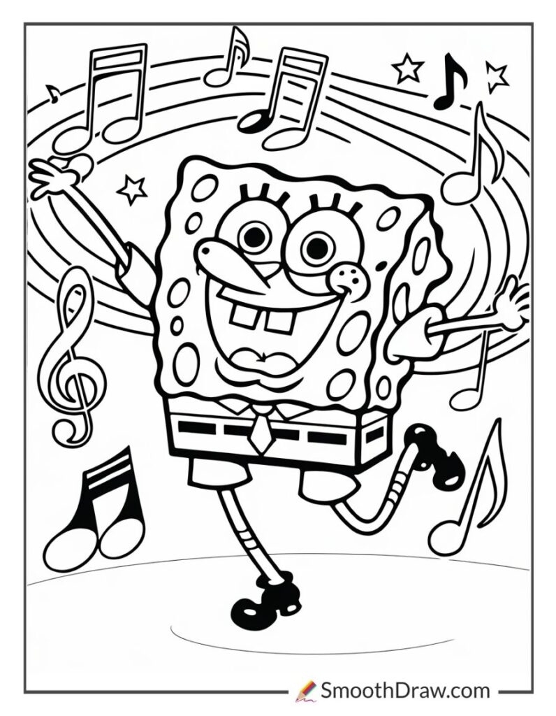 28 SpongeBob Coloring Pages Free Printables Smooth Draw