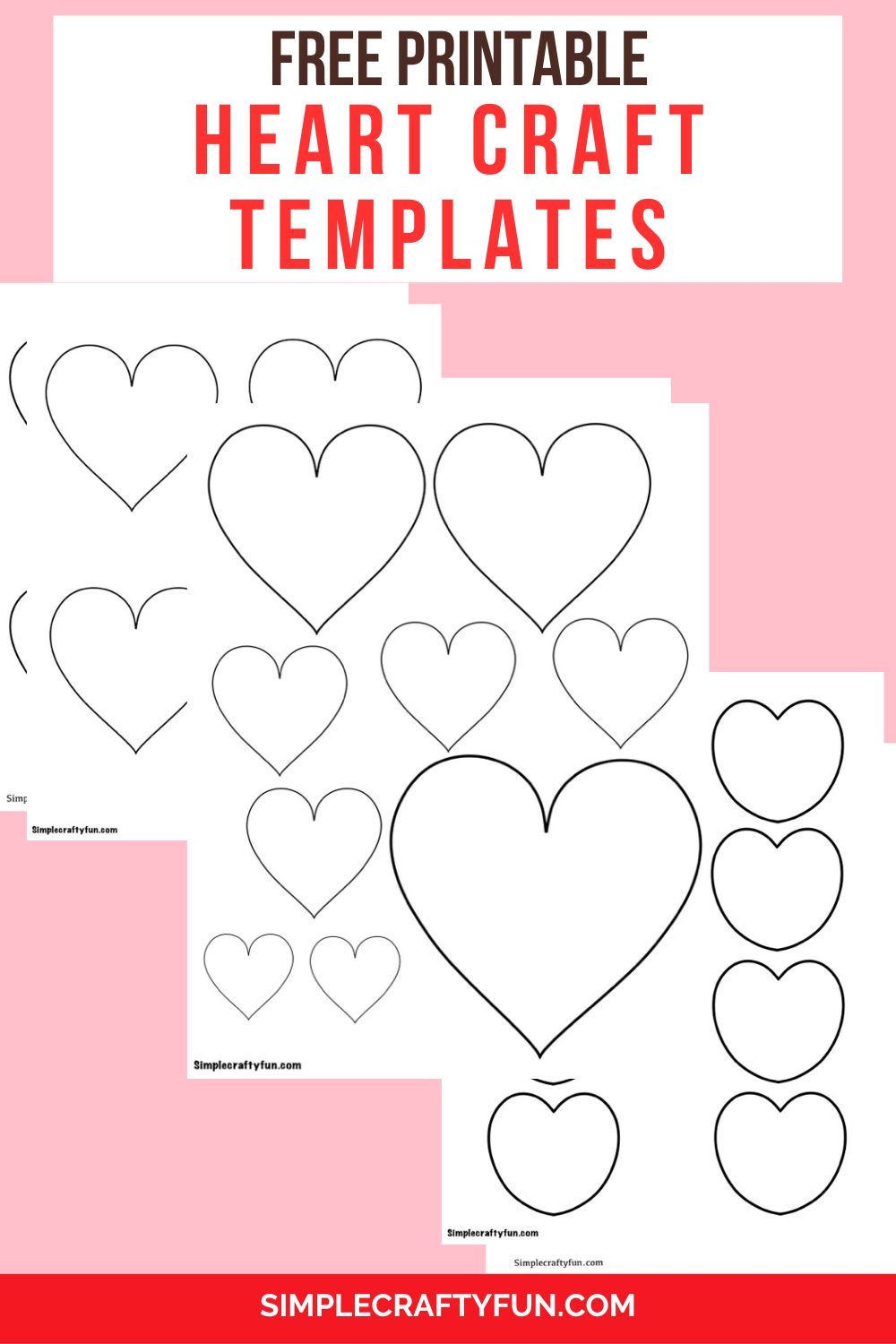 free printable heart template