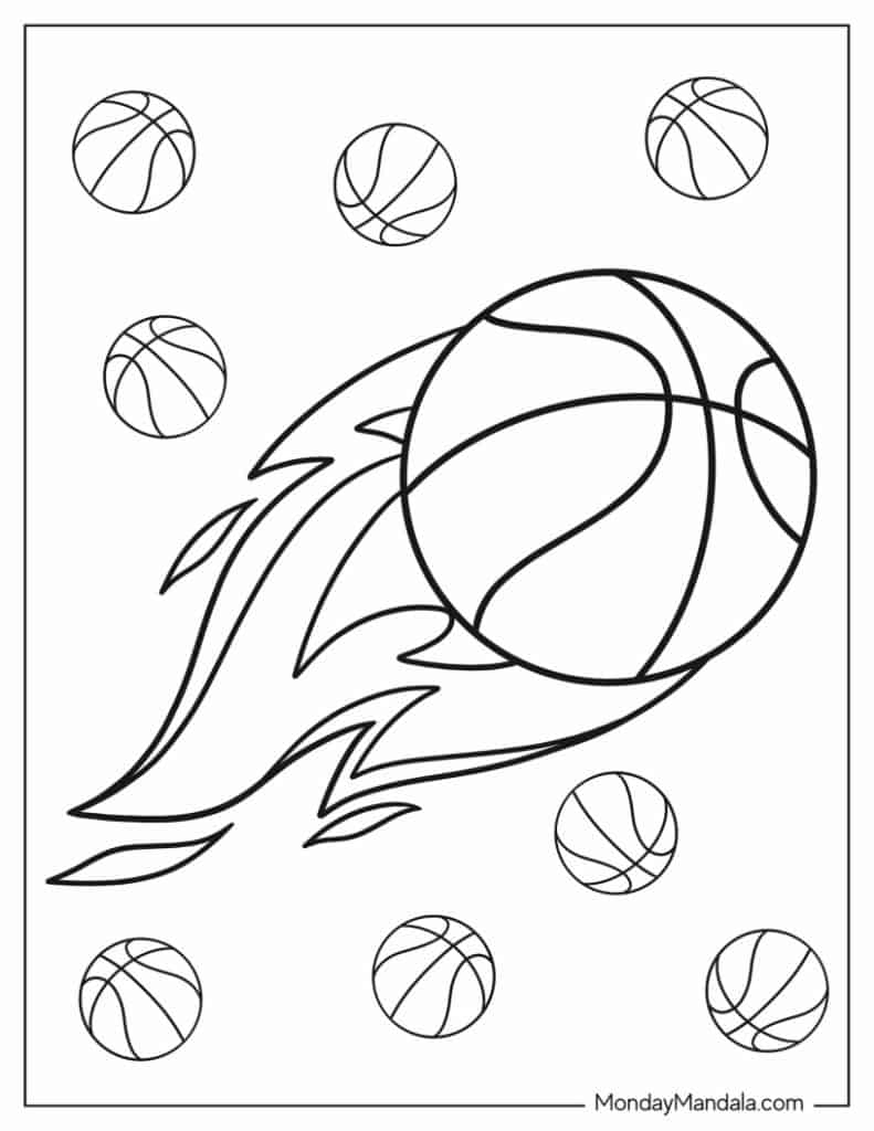 printable sports coloring sheets