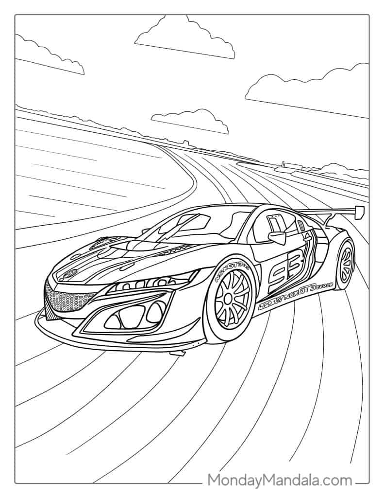 race car coloring sheets printables race car coloring sheets printables