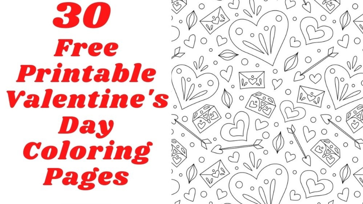 30 Valentine s Day Coloring Pages Free Printable For Kids Adults Parade