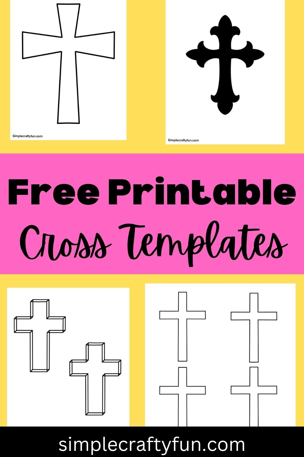 cross template printable