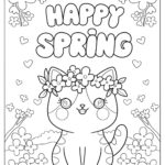 36 Spring Coloring Pages Free PDF Printables 