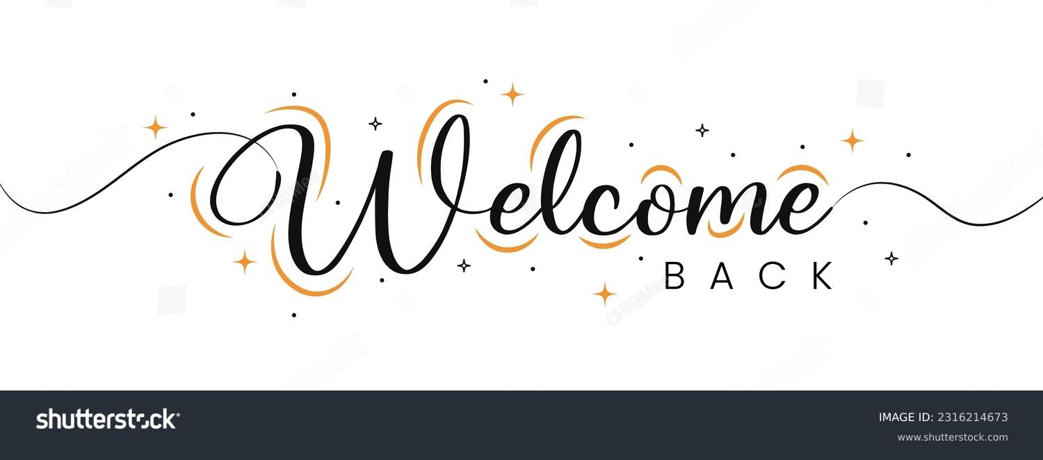 welcome back sign printable