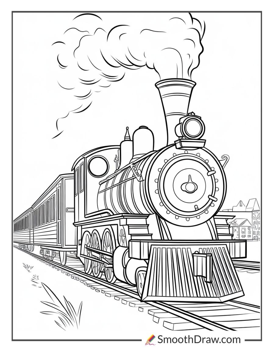 36 Train Coloring Pages Smooth Draw