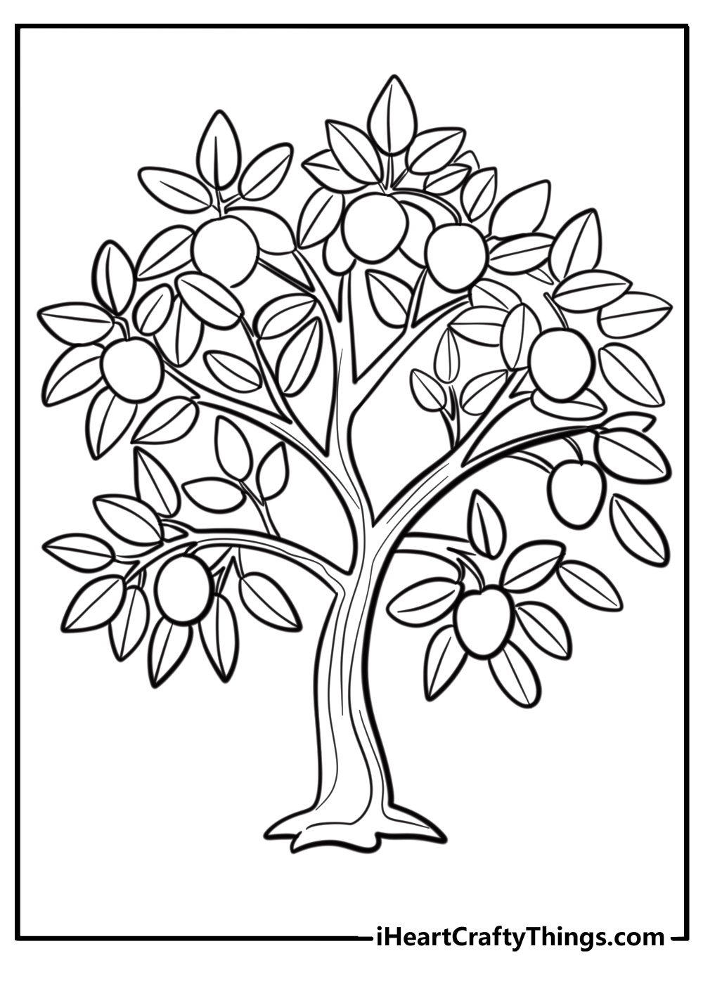 36 Tree Coloring Pages 100 Free To Print 