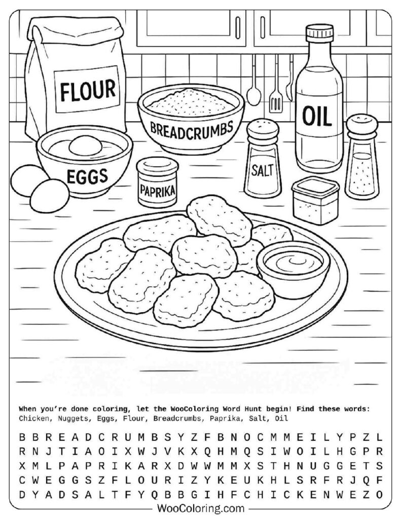 400 Food Coloring Pages Free PDF To Print Woo Coloring