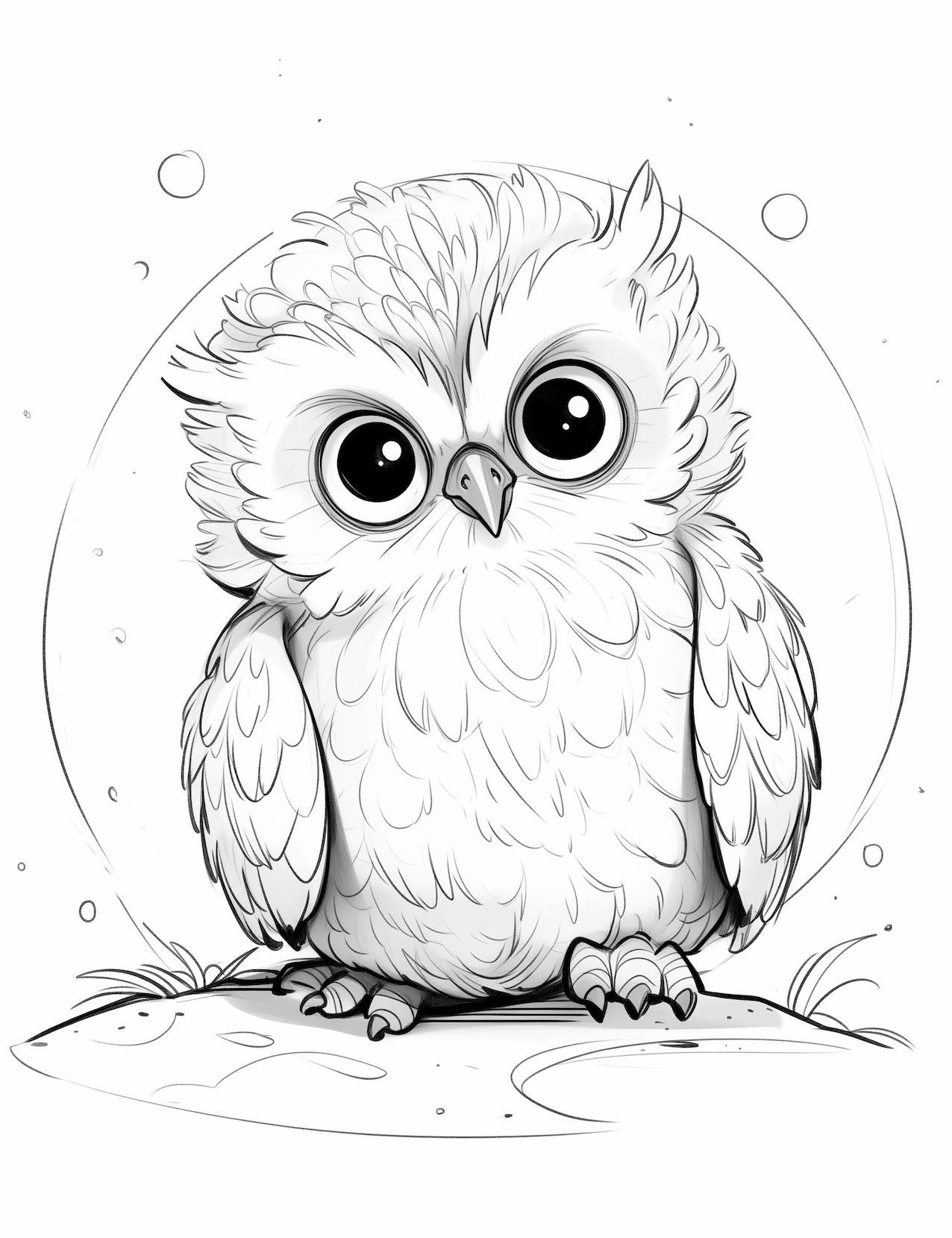 owl coloring sheets printable