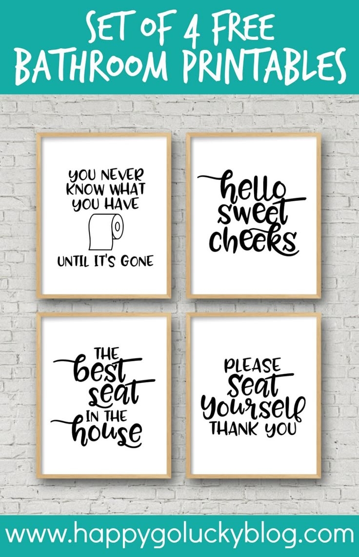 45 Funny Sayings For Bathroom Signs The Crafty Blog Stalker