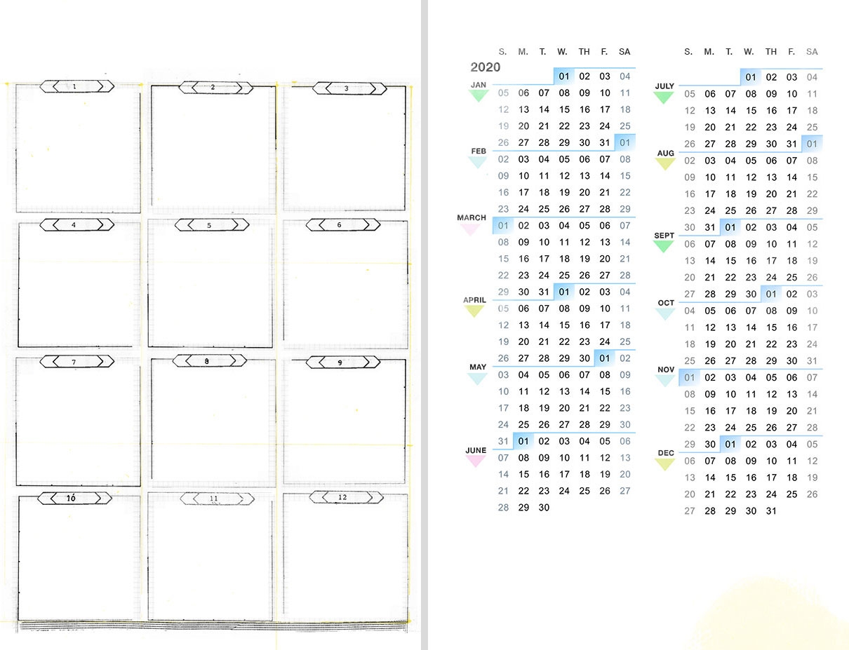 5x8 printable planning templates pdf
