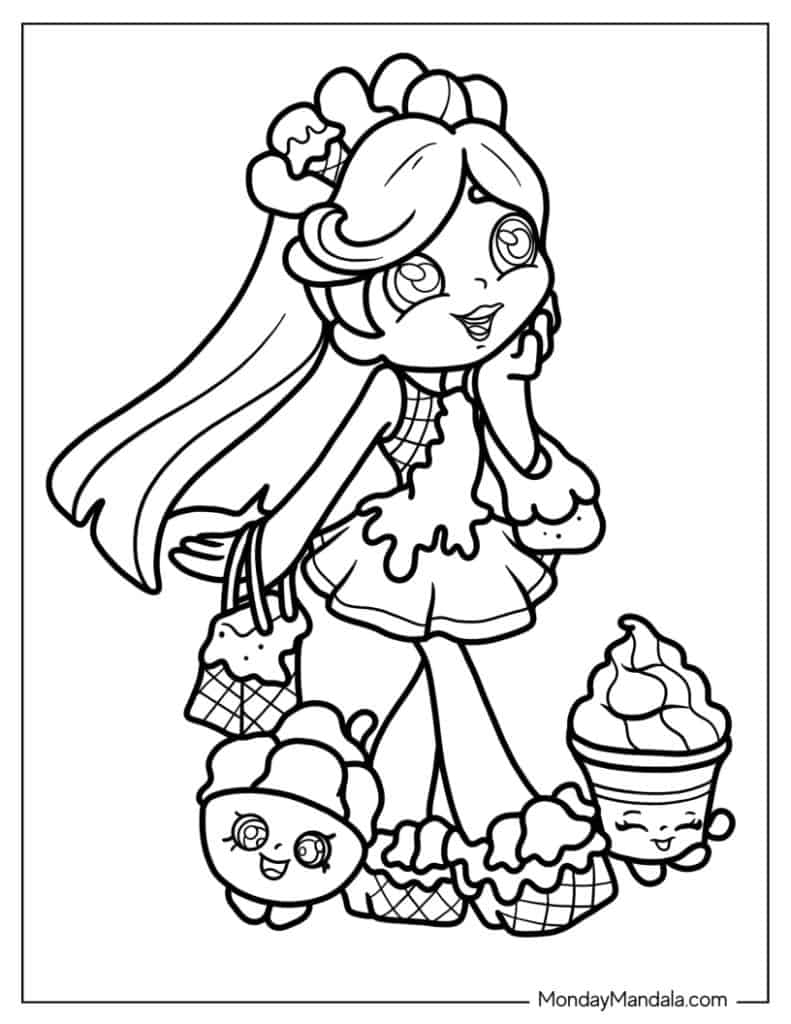 66 Shopkins Coloring Pages Free PDF Printables  66 Shopkins Coloring Pages Free PDF Printables