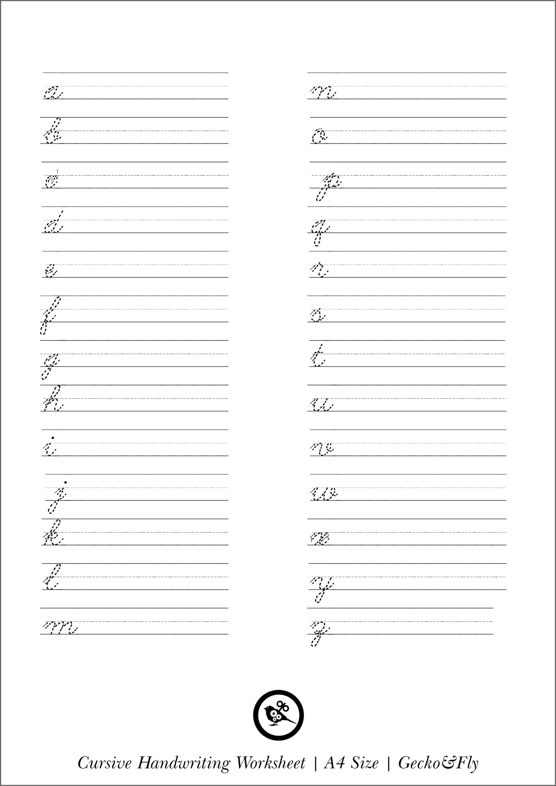 handwriting worksheets printable
