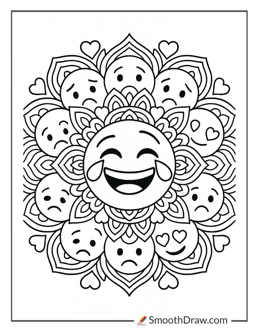 printable emoji coloring sheets