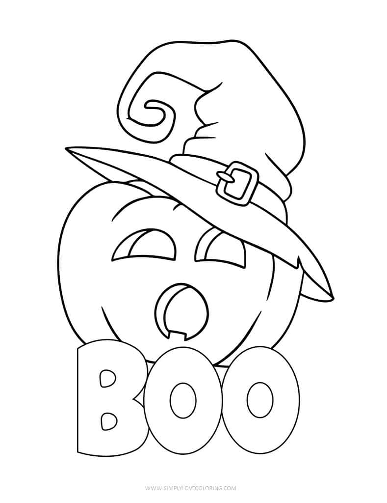 printable coloring sheets halloween