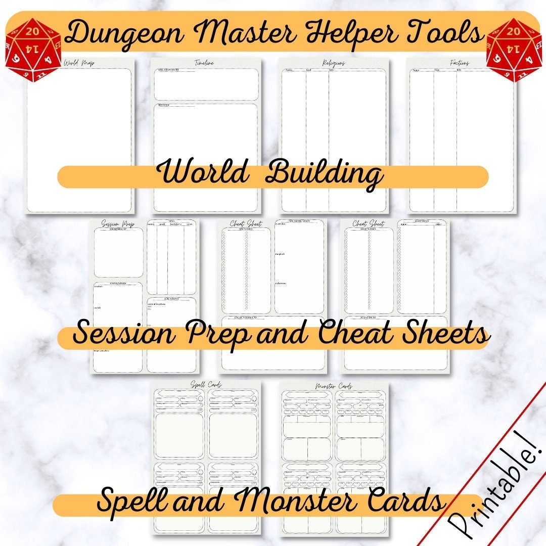 boost prep cheat sheets printable