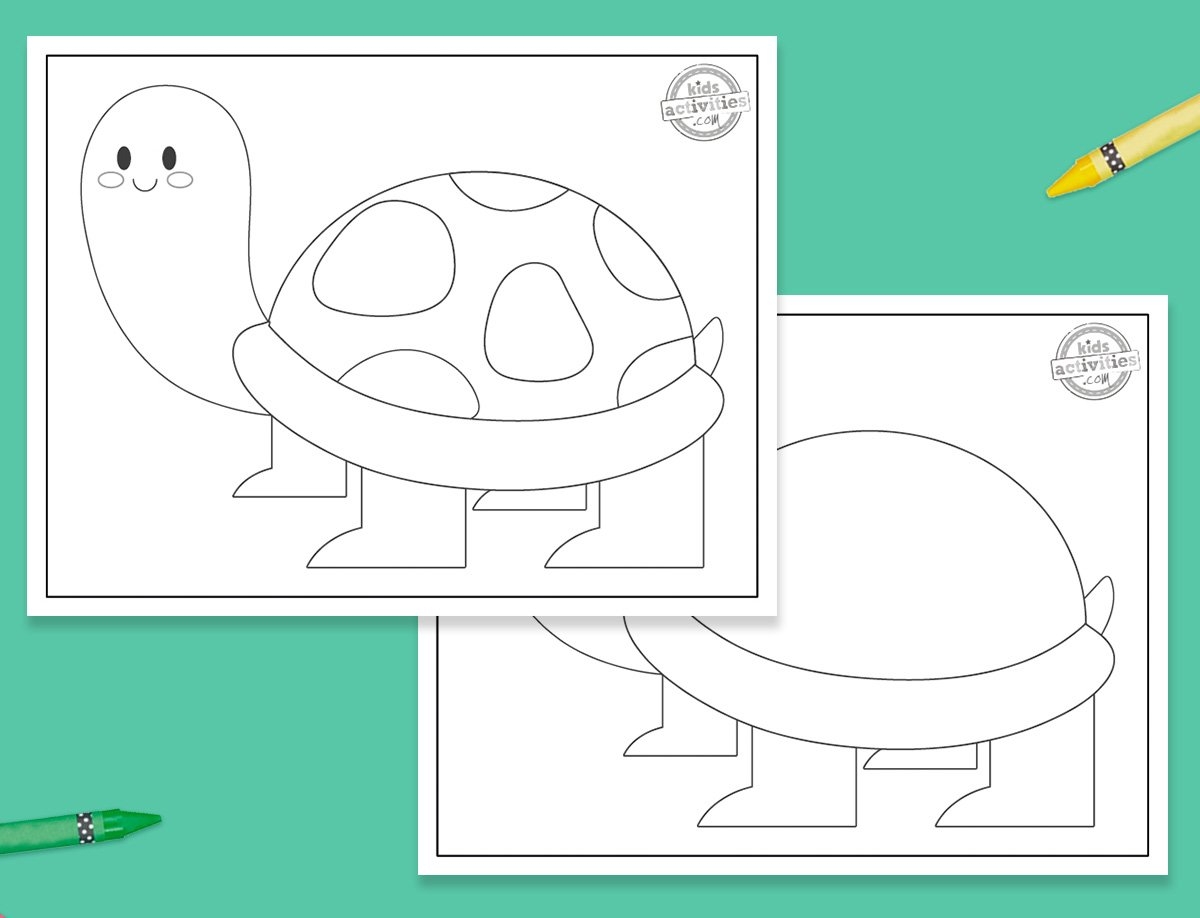 Adorable Turtle Template To Print Kids Activities Blog
