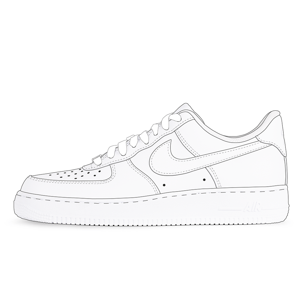 printable air force 1 template