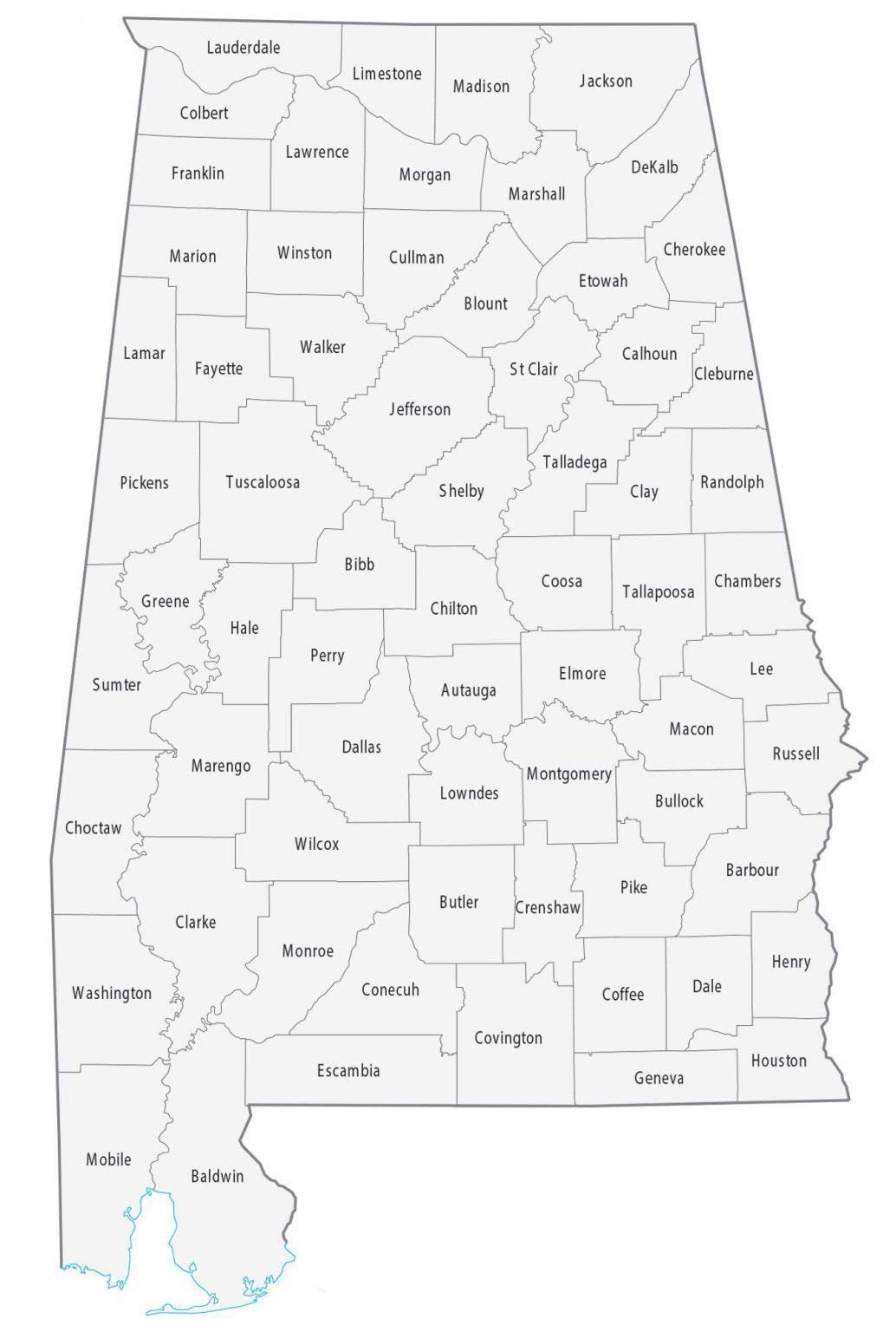 printable map of alabama