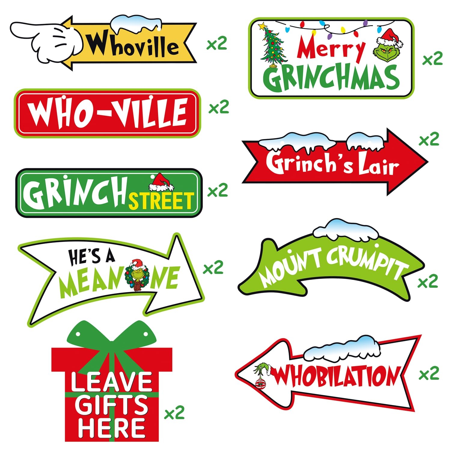 printable grinch signs