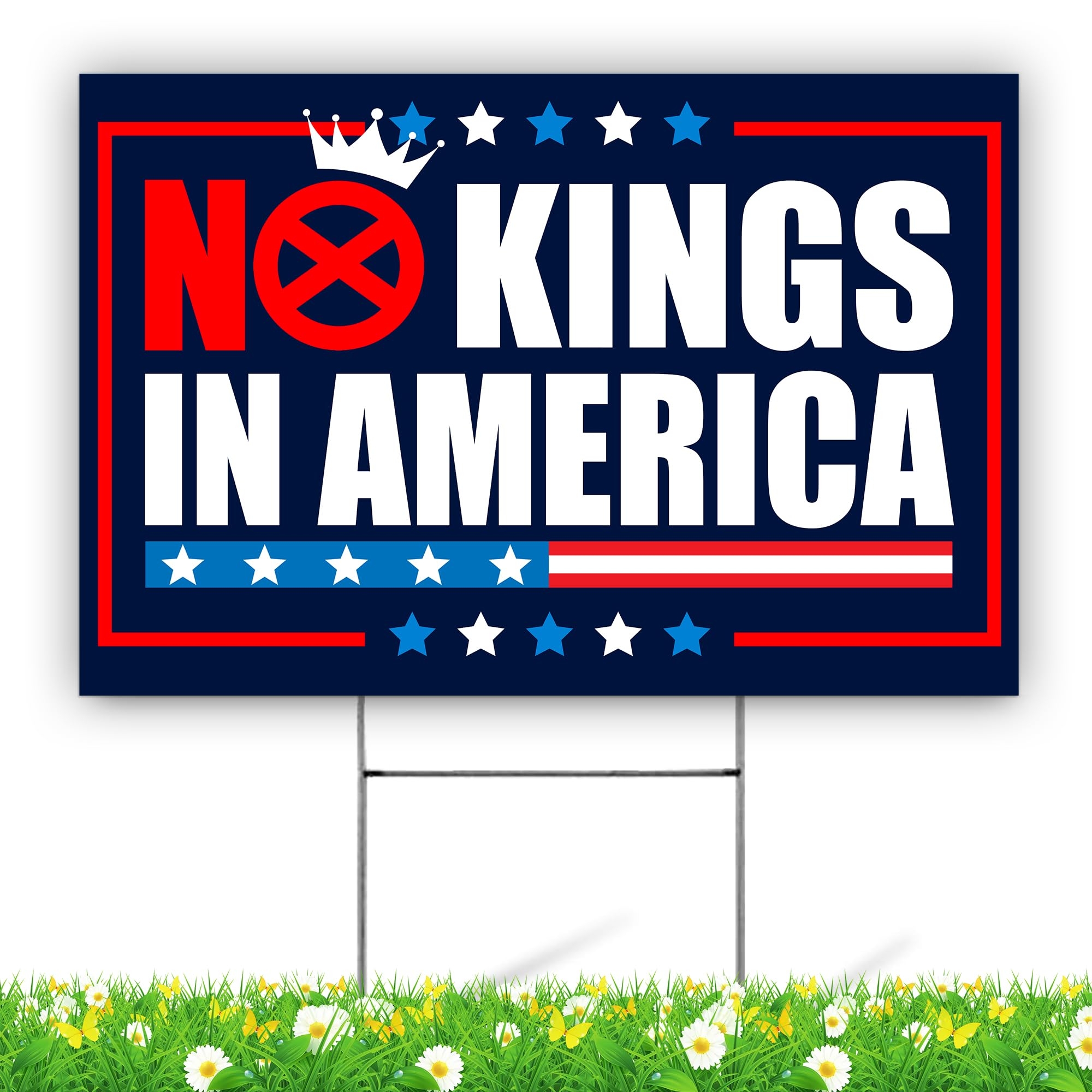 no kings protest signs printable