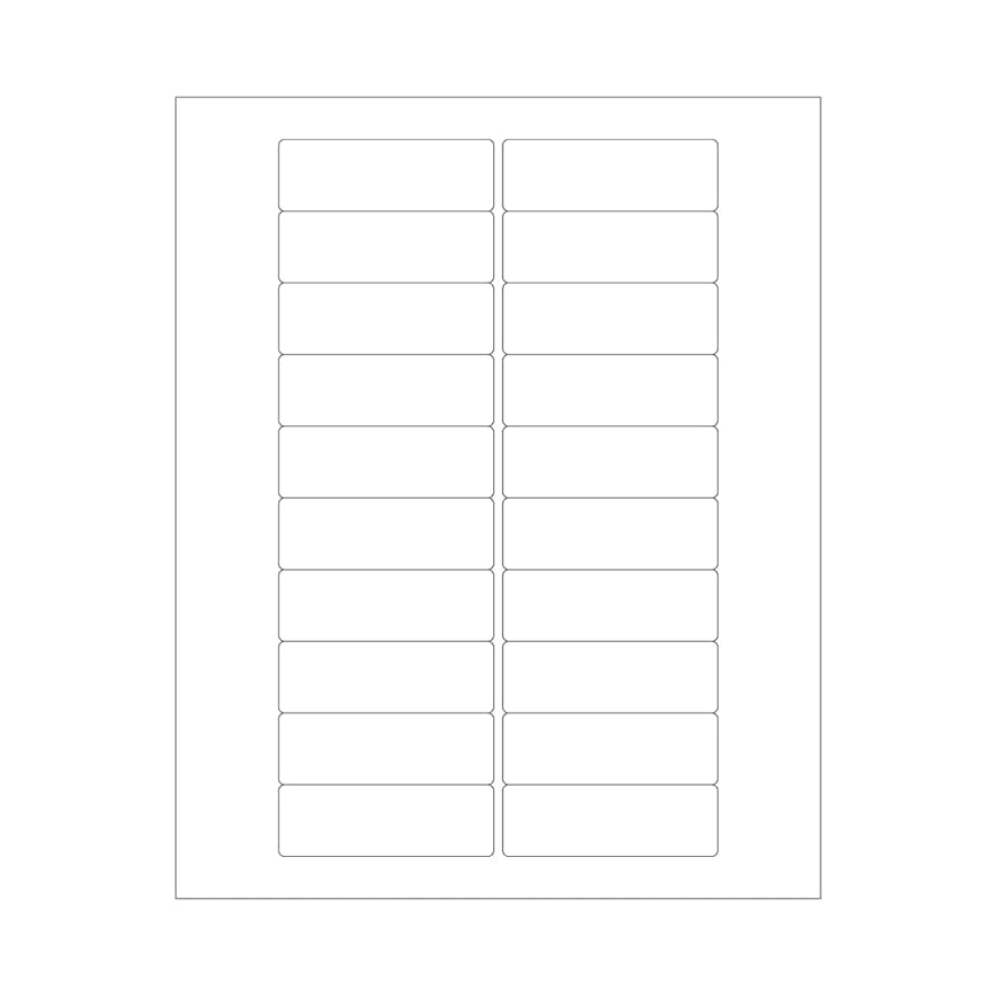 Amazon ChromaLabel 1 X 3 Inch Printable Labels Office Label Stickers Compatible With Laser And Inkjet Printers 25 Label Sheets 500 Labels For Printer White Office Products