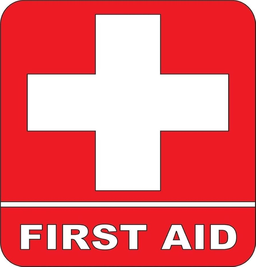 first aid kit sign printable