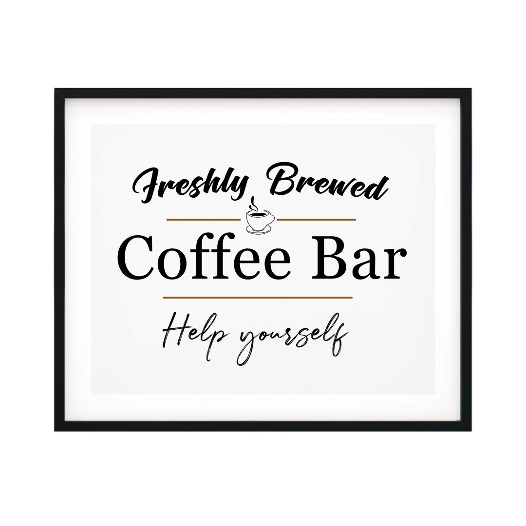 coffee bar sign printable