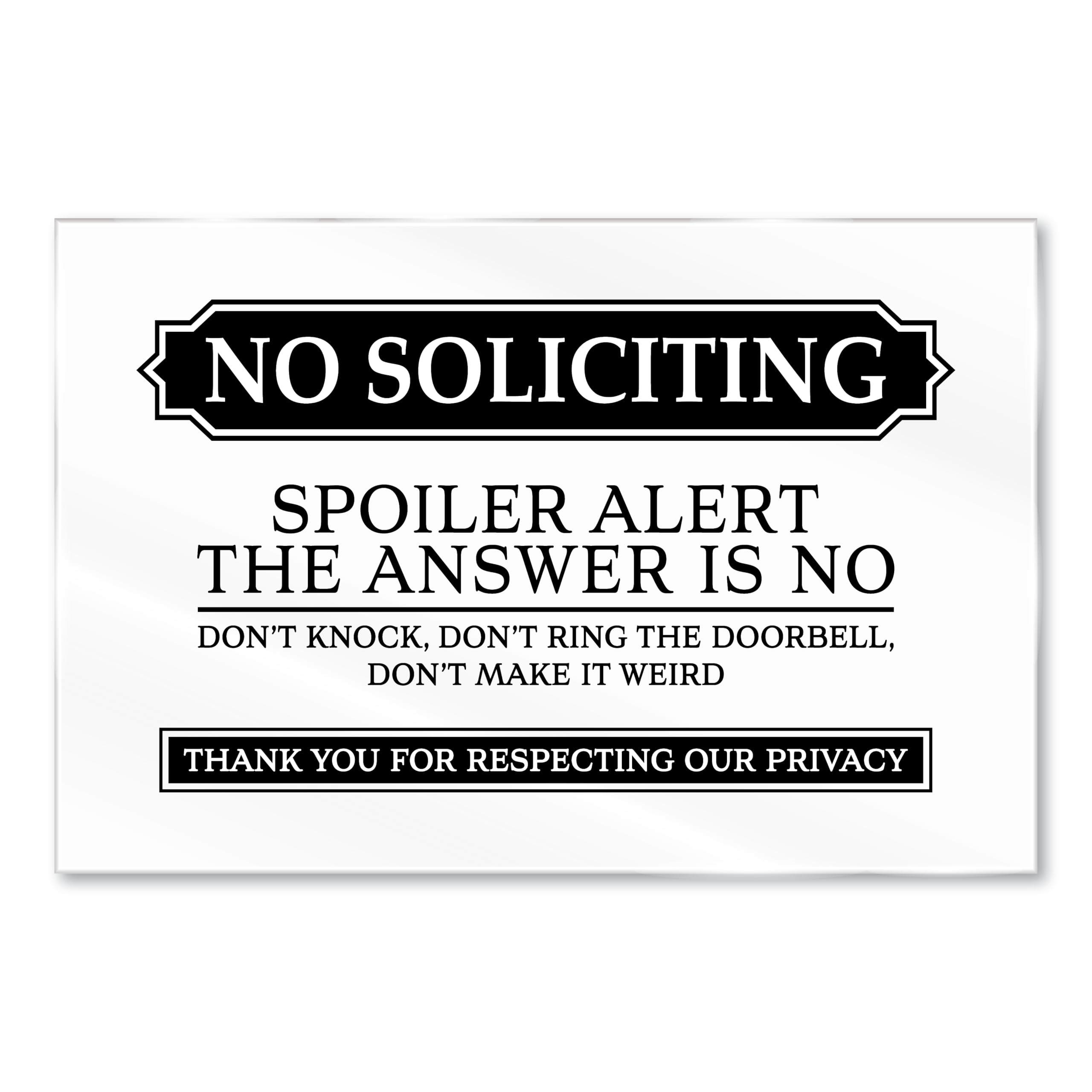 free printable no soliciting sign