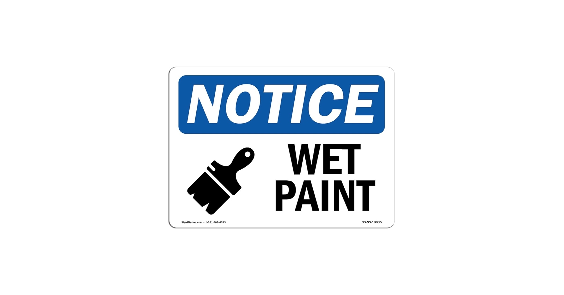 wet paint printable signs