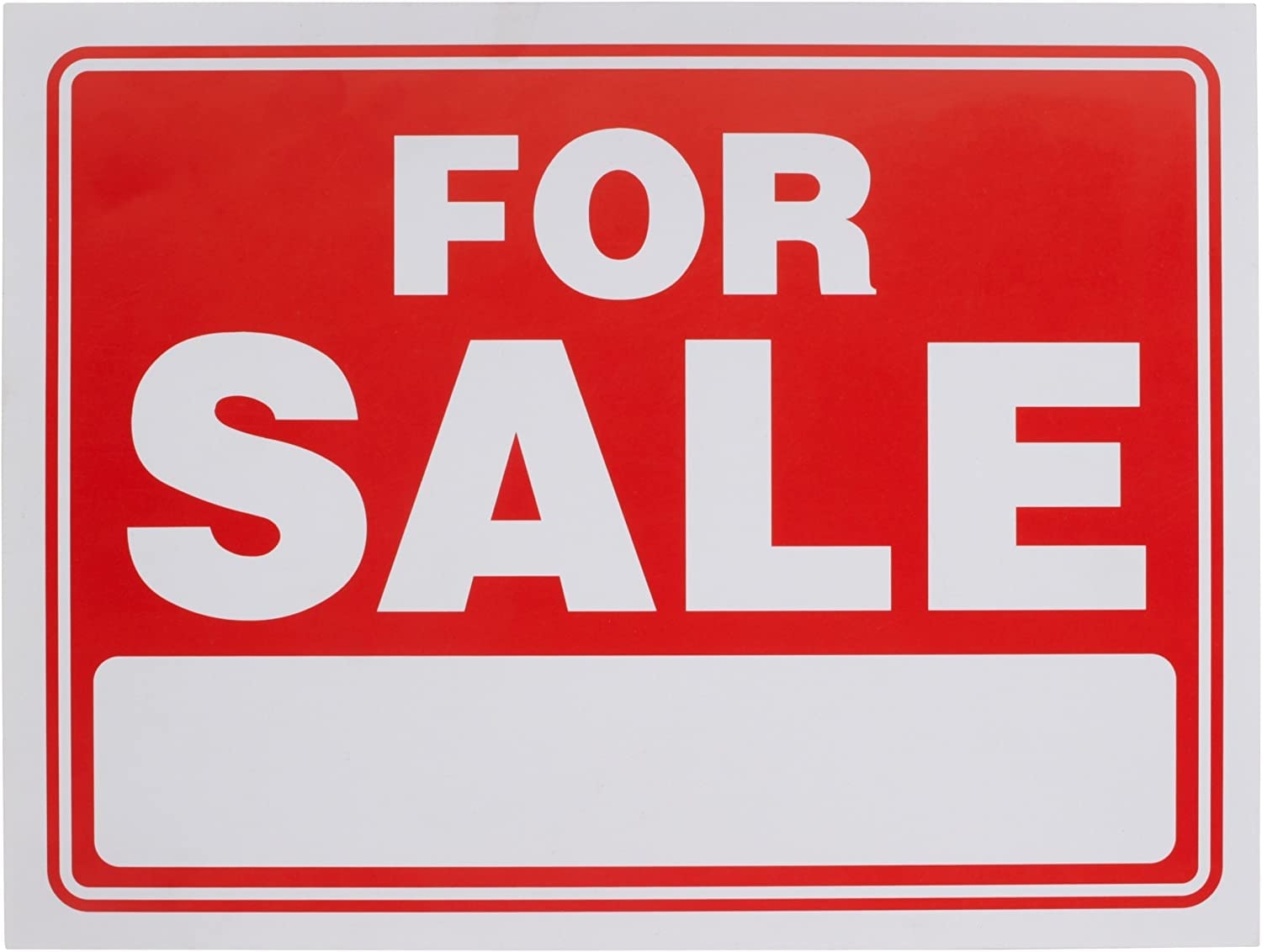 Amazon Ram Pro 9 X 12 Sale Sign For Car And Auto Sales Rust Free Clear And Visible Text Long Lasting With A Space To Hand Write 8 Pack Automotive