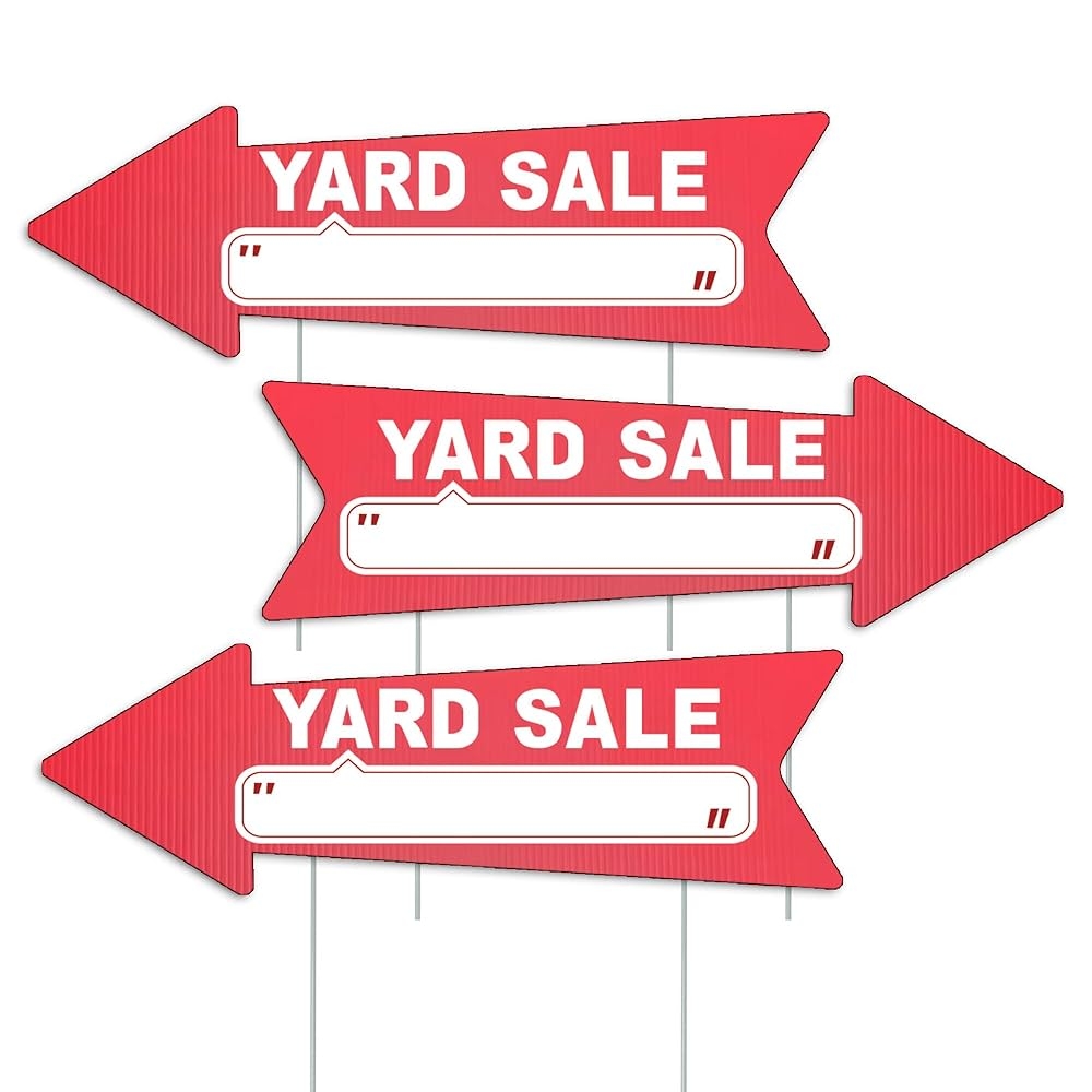 yard sale signs printable