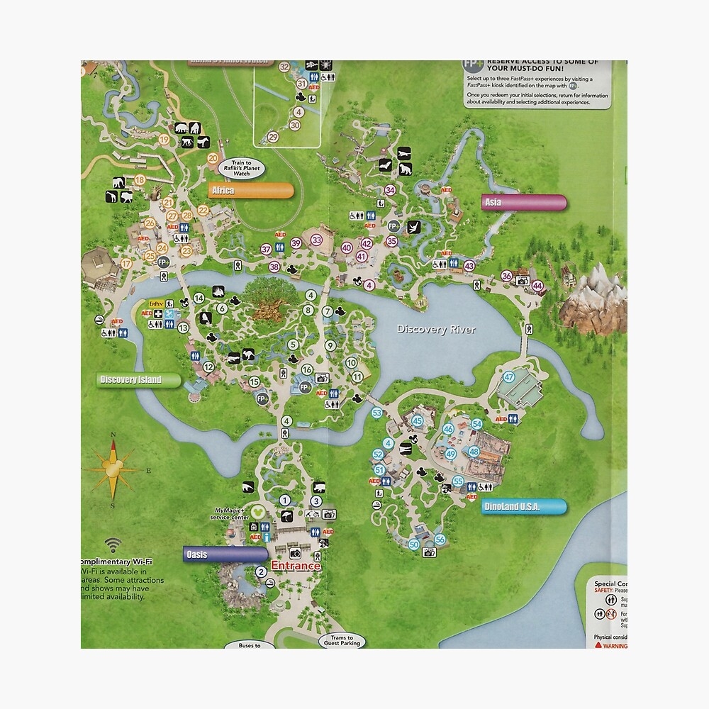 Animal Kingdom Map Sticker For Sale By Still burning Redbubble