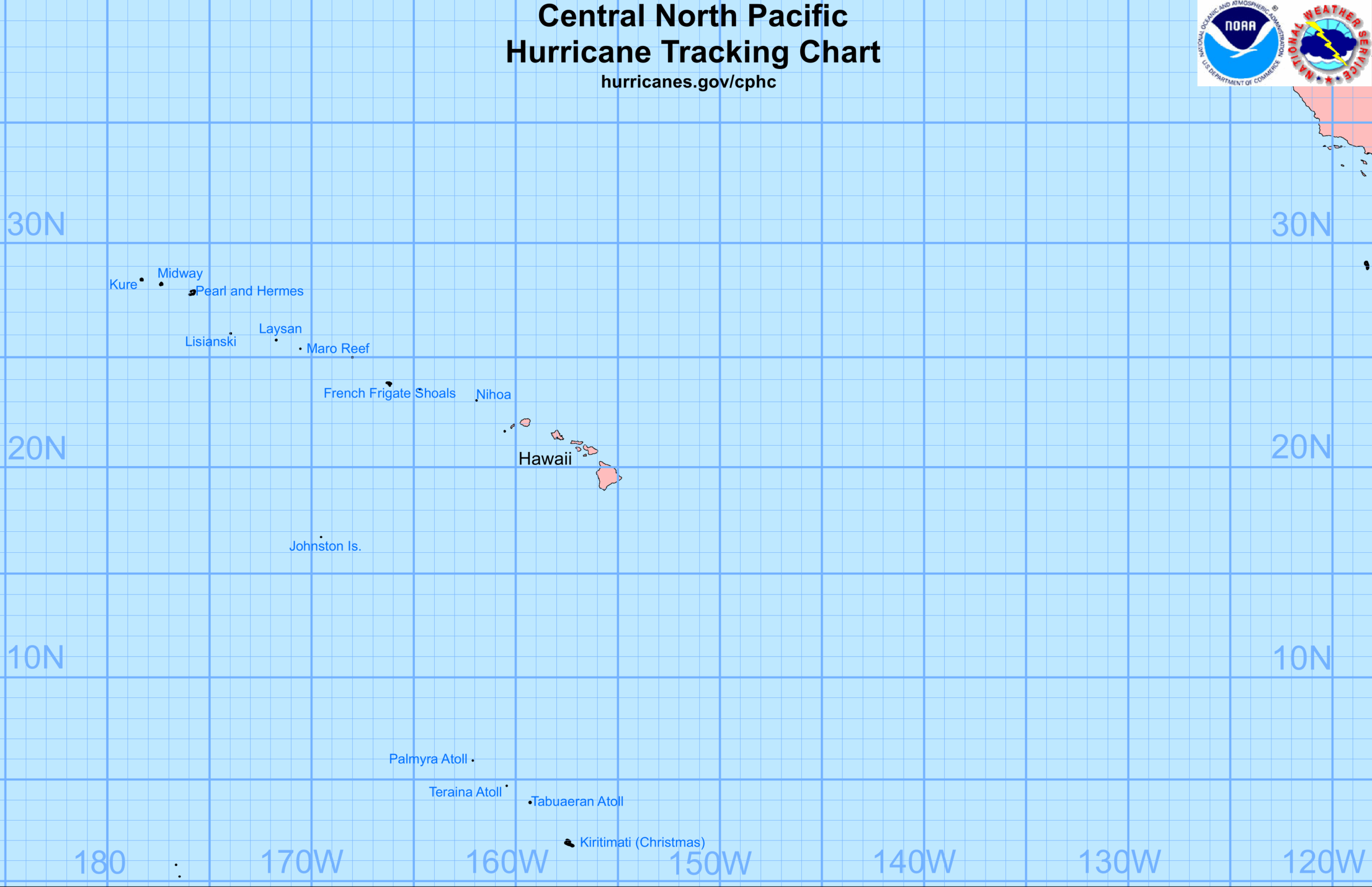 Atlantic And Eastern Pacific Hurricane Tracking Charts