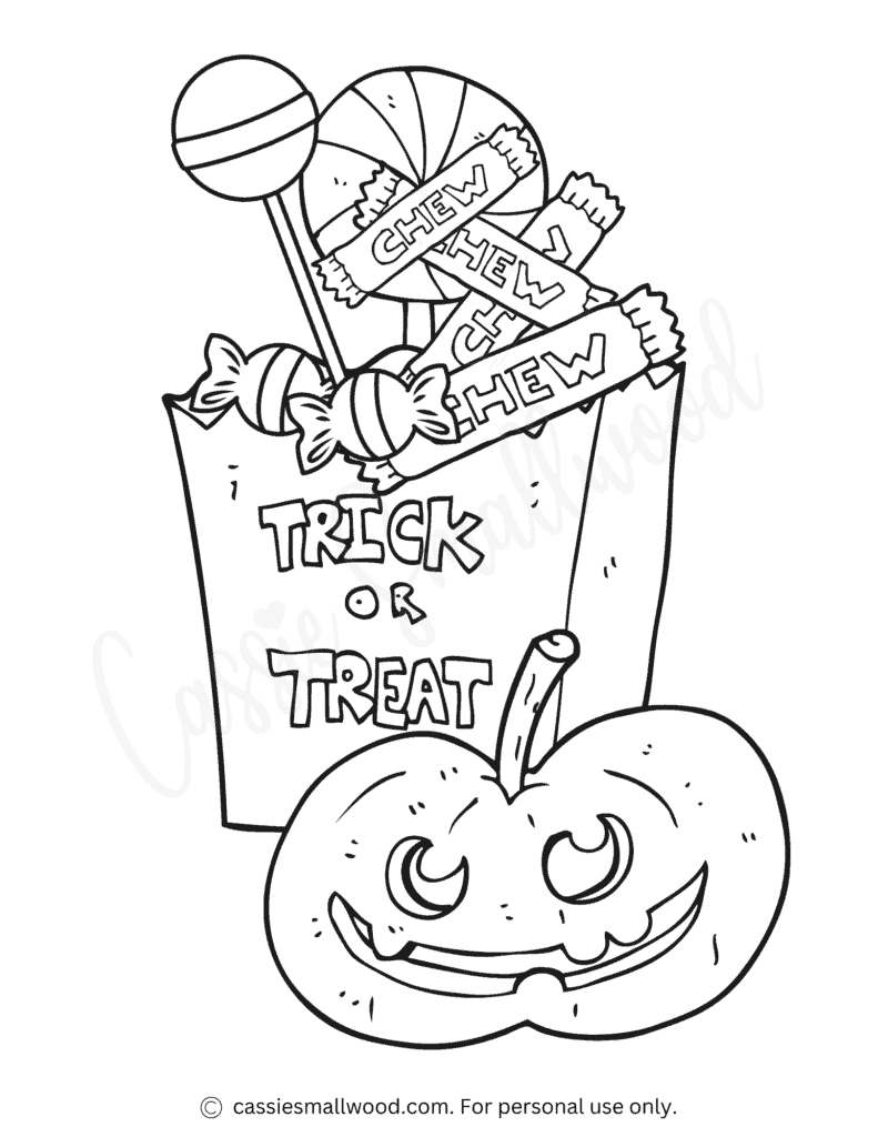 halloween free printable coloring sheets