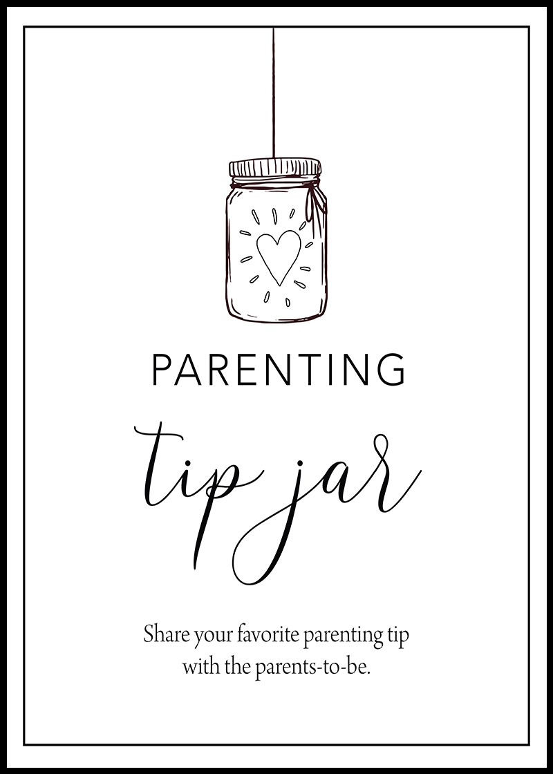 free printable tip jar signs
