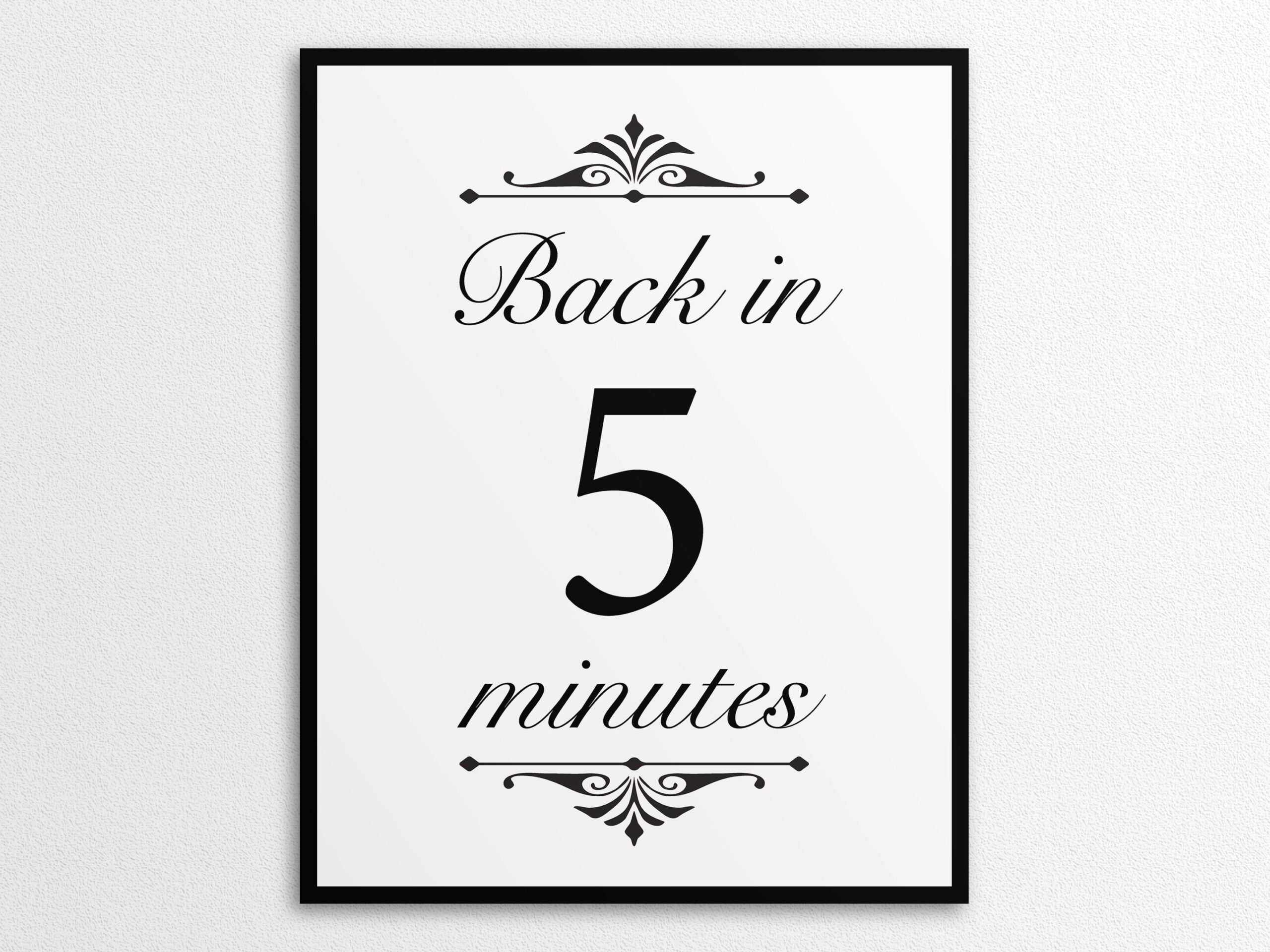Be Right Back Signs Etsy
