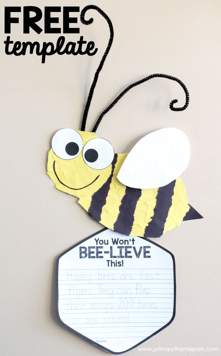 Bee Craft Template Primary Theme Park Bee Craft Template Primary Theme Park