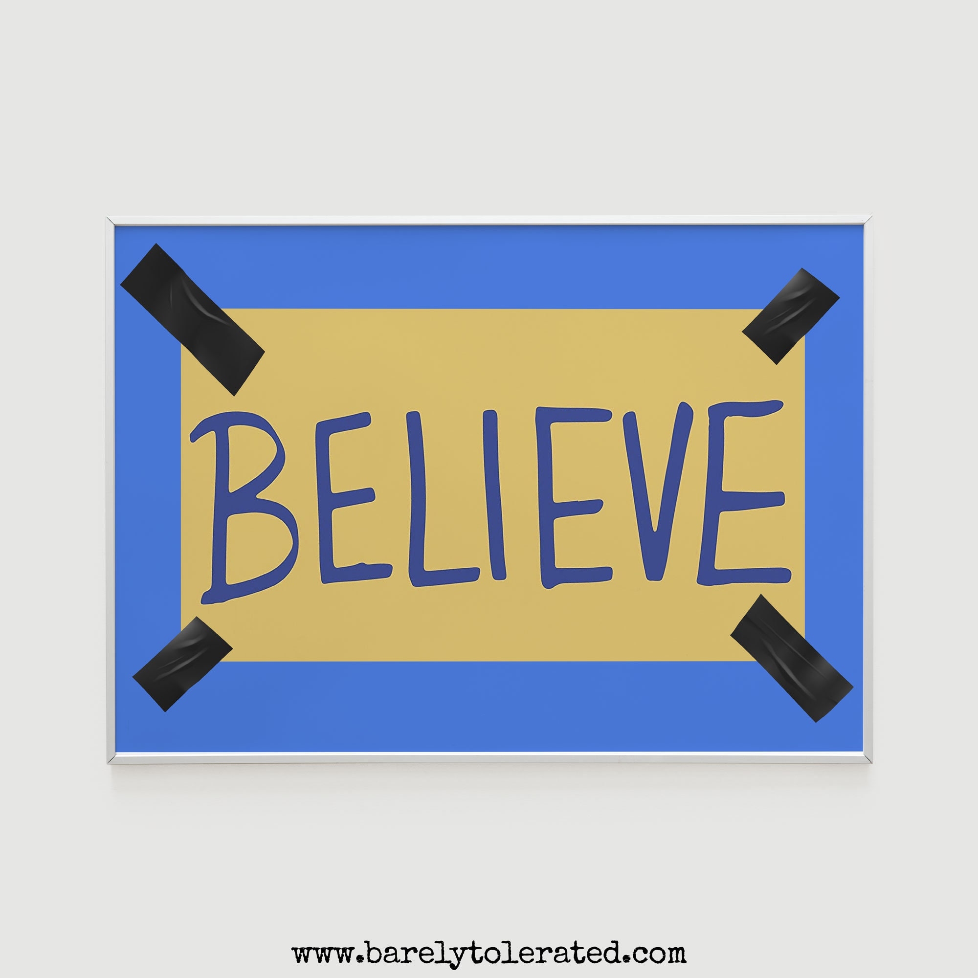 ted lasso believe sign printable