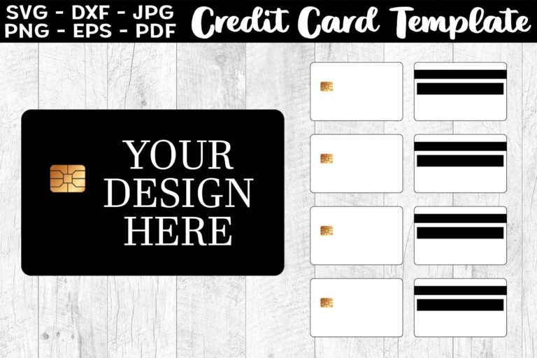 Blank Credit Card Template Label Credit Card 2700407 