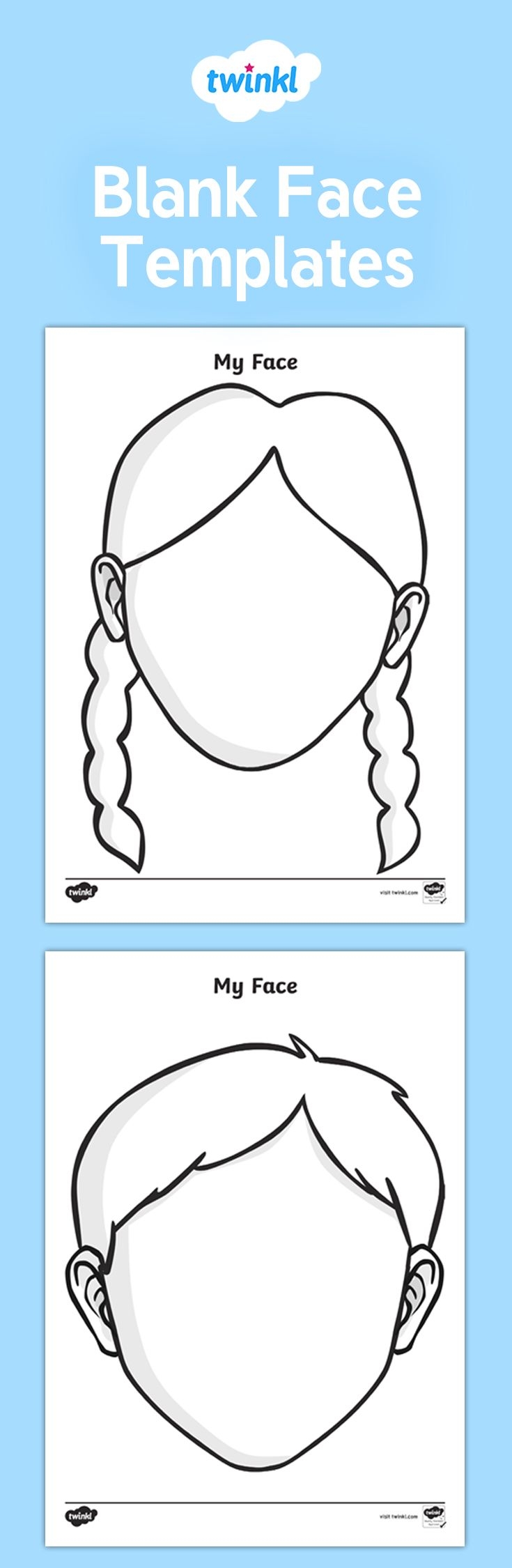 face template printable