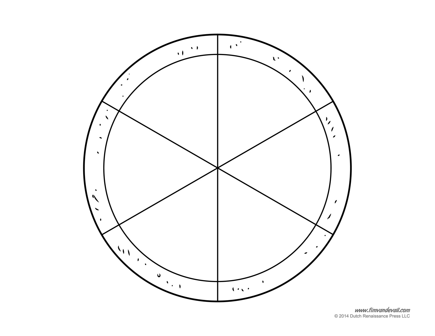 Blank pizza template Tim s Printables
