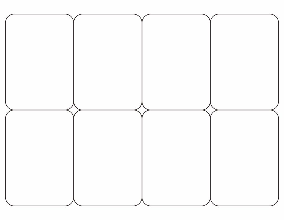 Blank Playing Card Template For Word 10 Free PDF Printables Printablee