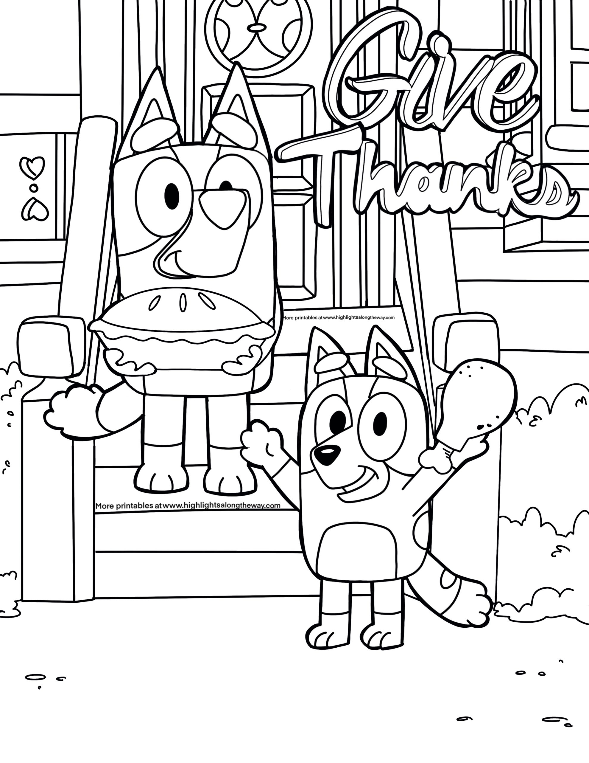 printable coloring sheets thanksgiving